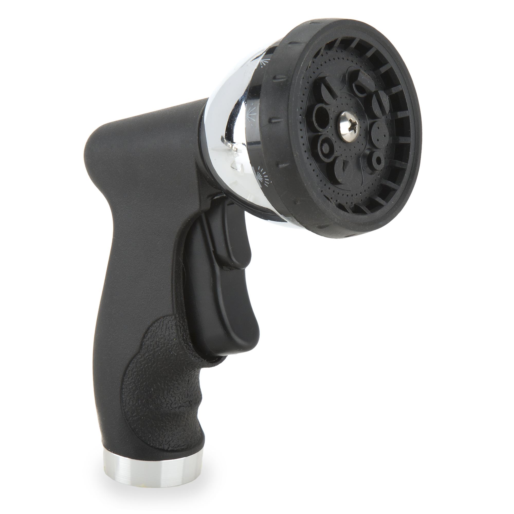 GARDEN HOSE NOZZLE, 10 PATTERN PISTOL TRIGGER