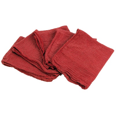 Red Shop Towels - 25 Pack