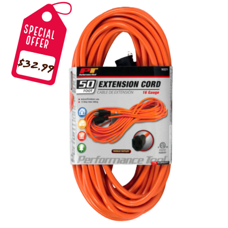 50ft 16GA Extension Cord