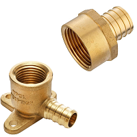 Lead Free Brass PEX Female Adapter