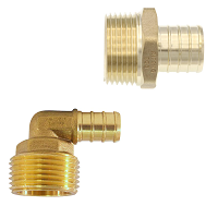 Lead Free Brass PEX Male Adapter